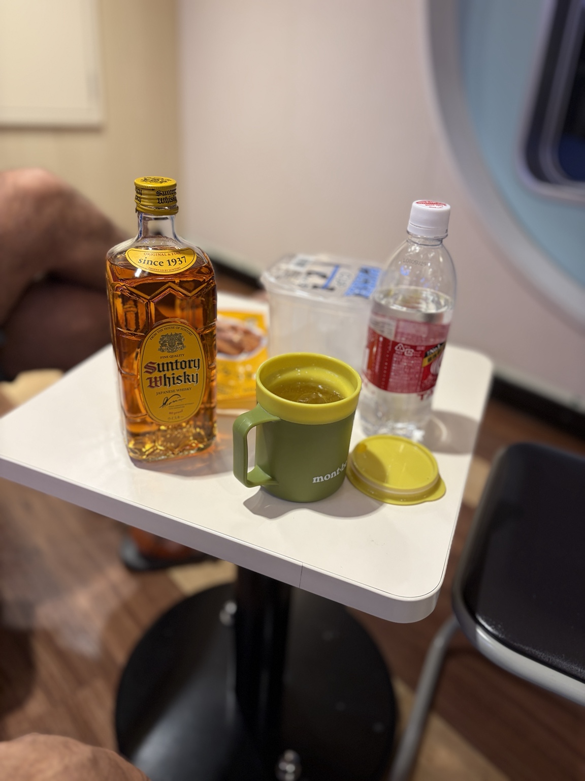 フェリー船内でお風呂上がりに楽しむ飲み物